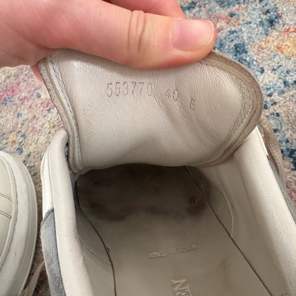 Alexander McQueen White and Gray Casual Sneakers - Picture 3 of 5